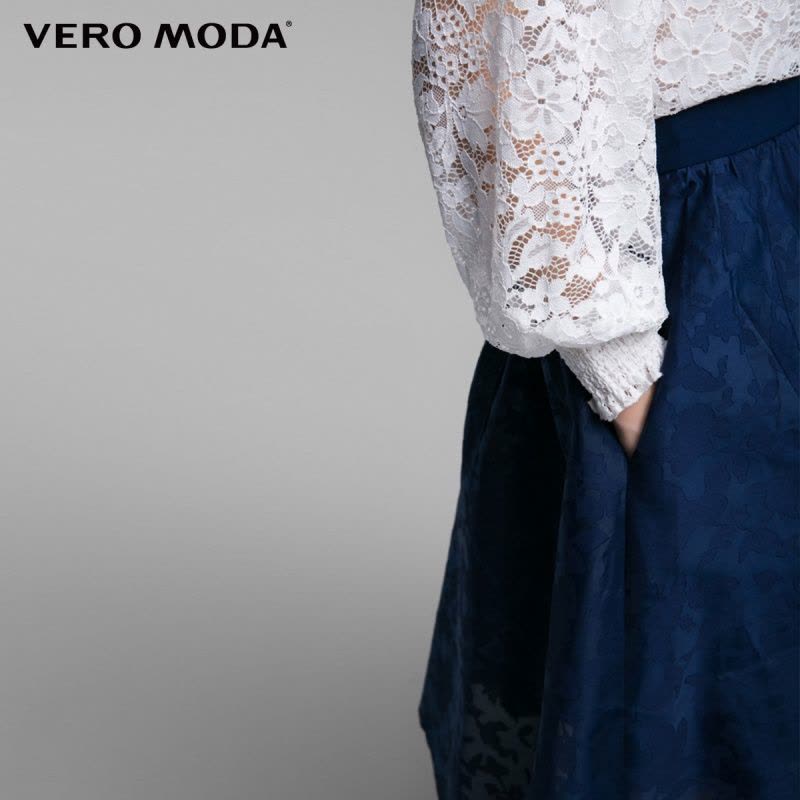 902新款VeroModa简约花色A字裙摆合体半身裙定制图片