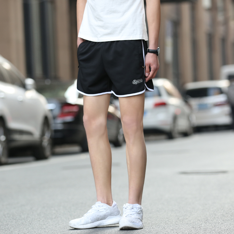 902新款跑步短裤男夏天三分裤宽松速干沙滩裤夏季运动短裤男士休闲大