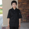902新款厨乐乐酒店餐厅食堂厨房厨师服装短袖夏装 厨师长工作服制服男定制