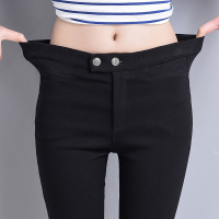 顺崇2018春季韩国魔术裤黑色春季打底裤外穿女小脚裤紧身裤长裤铅笔裤