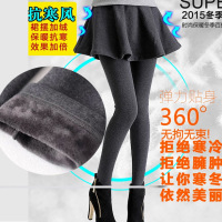 顺崇2018春装新款假两件褶皱裙裤打底裙裤带裙大摆打底裤裙女加绒加厚