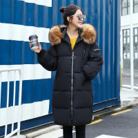 顺崇2017冬季新款羽绒服韩版面包服学院女修身情侣毛领长款棉衣男2820