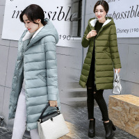 顺崇2017冬季新款韩版时尚加厚羽绒中长款棉衣修身外套