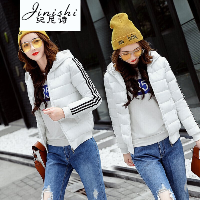 纪尼诗女装2018新款韩版学生大码休闲时尚短款羽绒服外套女