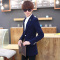 男士小西服青少年韩版修身中长款小西装学生新款男装薄外套风衣潮