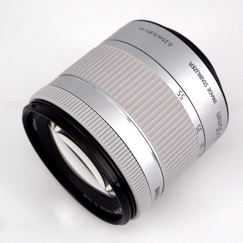 Canon佳能EF-S 18-55mm f/4-5.6 IS STM银色拆机镜头佳能卡口标准变焦滤镜口径58mm