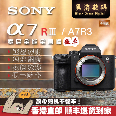 索尼SONY Alpha 7R III ILCE-7R3A/A7R3A 全画幅专业级数码微单相机 A7R3升级款 4K视频录制 4200万像素
