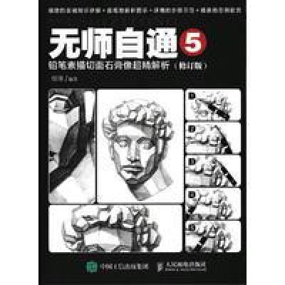 正版书籍 无师自通5：铅笔素描切面石膏像超精解析(修订版) 9787115444462