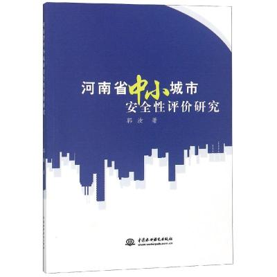 正版书籍 河南省中小城市安全性评价研究 9787517061151 中国水利水电出版