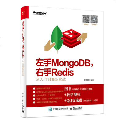 正版书籍 左手MongoDB，右手Redis——从入门到商业实战 9787121358807 电