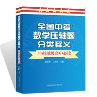 正版书籍 全国中考数学压轴题分类释义 冲刺高中必读 9787312045516 中国科