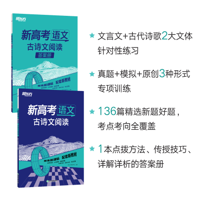 正版新书]新高考语文 古诗文阅读新东方教研中心9787572245008