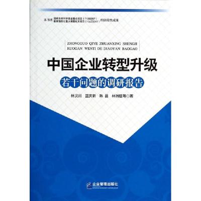 正版新书]中国企业转型升级若干问题的调研报告林汉川//蓝庆新//