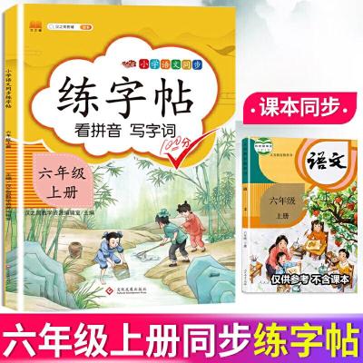 正版新书]2020新版小学六年级上册同步练字帖人教版部编语文同步