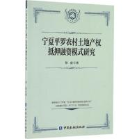 正版新书]宁夏平罗农村土地产抵押融资模式研究黎毅978750498653