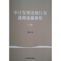 正版新书]审计发现违规行为适用法规导引-(下册)李国有978751192