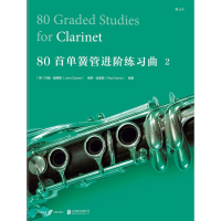 正版新书]80首单簧管进阶练习曲(英)约翰·戴维斯(John Davies),(