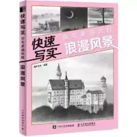正版新书]快速写实 炭笔素描教程 浪漫风景灌木文化978711551909
