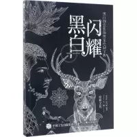 正版新书]黑白闪耀 黑白创意装饰图案绘制宝典(绘客出品)爱林