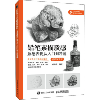 正版新书]铅笔素描质感 质感表现从入门到精通 视频学习版(绘客