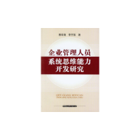 正版新书]企业管理人员系统思维能力开发研究蔡厚清 李齐放 著9