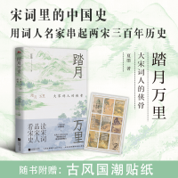 正版新书]踏月万里:大宋词人的侠骨十二位宋代顶流才子,十九张