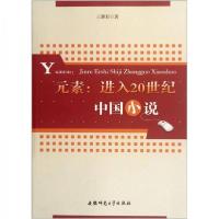 正版新书]元素:进入20世纪中国小说王黎君著9787811416671