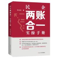 正版新书]民企两账合一实操手册(精)张金宝 著9787205101787