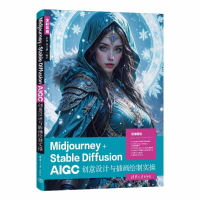 正版新书]Midjourney+Stable Diffusion AIGC创意设计与插画绘制