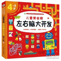 正版新书]4-5岁-儿童黄金期左右脑大开发本书编委会978751016302