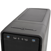 Tt 机箱 S31 台式机电脑主机箱 中塔 透明 静音机箱 水冷游戏机箱