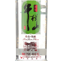 牛栏山二锅头珍品陈酿白酒光瓶 1L银牛52度1000ml*6瓶整箱装