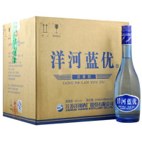 洋河白酒 洋河蓝优42度浓香型白酒480ml*12瓶整箱