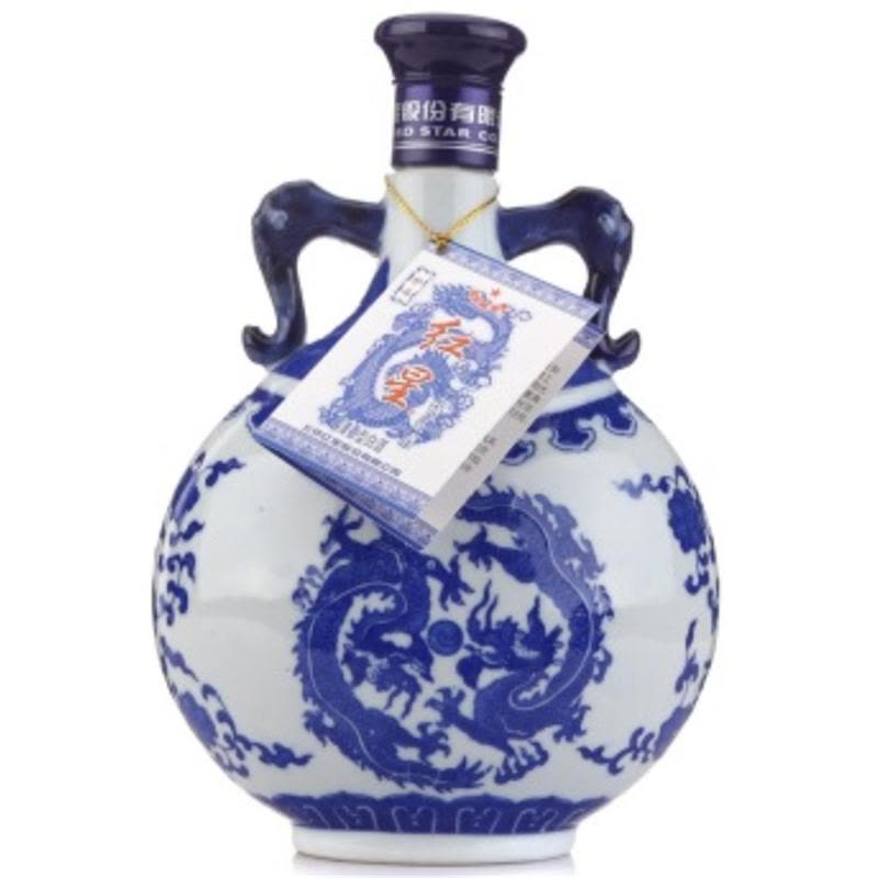 红星二锅头52度珍品青花瓷清香型白酒750ml*6瓶白酒整箱（新老包装随机发货）图片