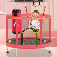 闪电客蹦蹦床家用儿童室内跳跳床小孩玩具宝宝健身带护网家庭小型弹跳床