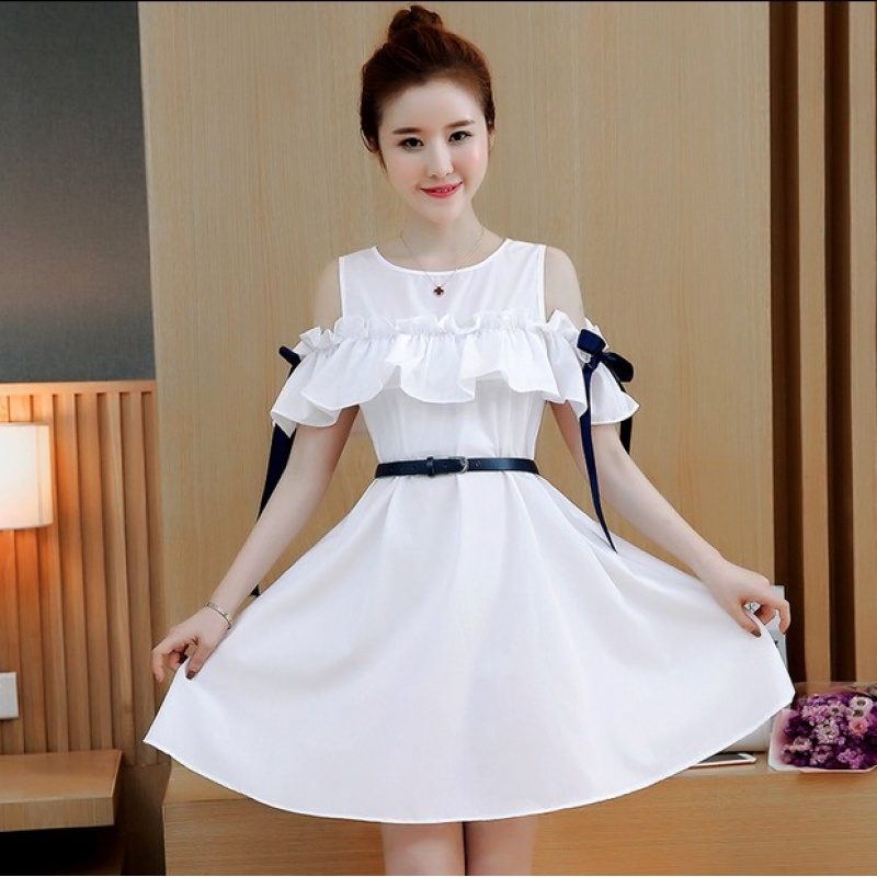 qma新款大童少女连衣裙夏装13裙子10女孩初中小学生甜美公主裙12-15岁女定制