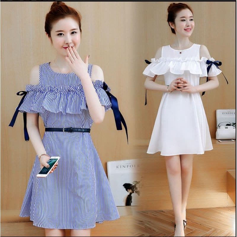 qma新款大童少女连衣裙夏装13裙子10女孩初中小学生甜美公主裙12-15岁女定制图片