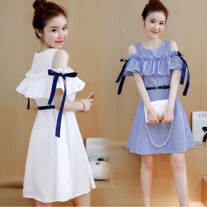 qma新款大童少女连衣裙夏装13裙子10女孩初中小学生甜美公主裙12-15岁女定制图片