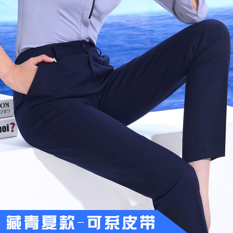 bw9新款西裤女职业正装裤子直筒工作裤女夏季黑色西装裤女长裤春秋工装裤定制