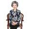 qma新款中老年人女装秋装套装 60-70岁奶奶装长袖衬衫妈妈装夏装老人衣服定制