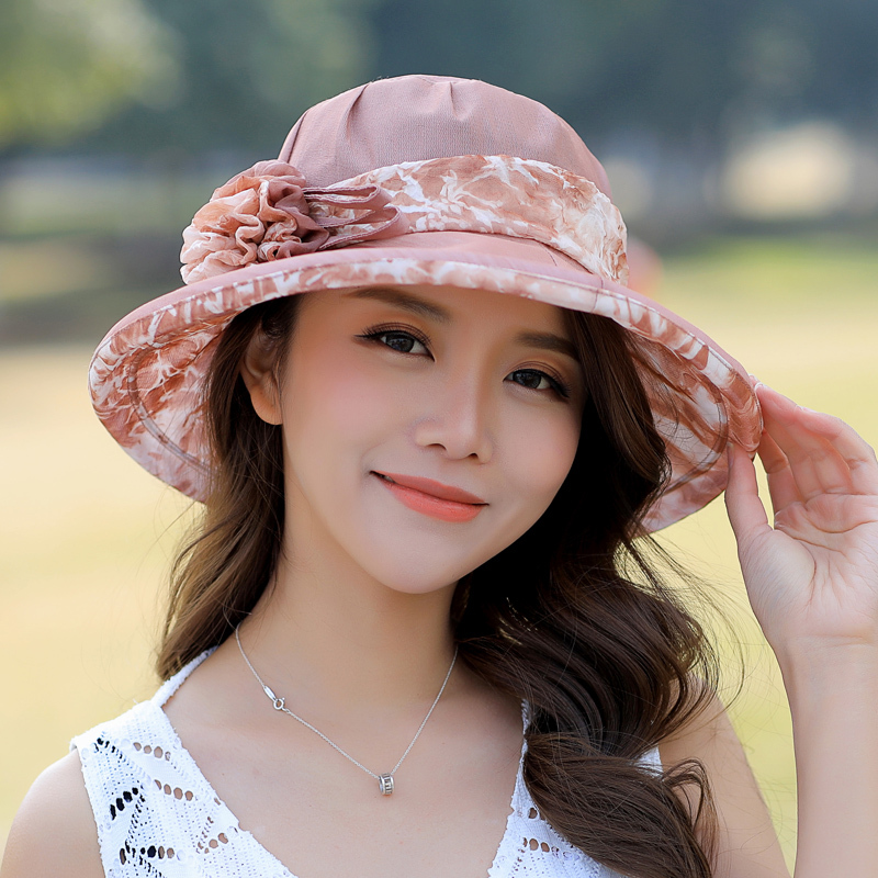 帽子女夏韩版帽子女潮可折叠太阳帽防晒女士遮阳帽夏天出游百搭定制