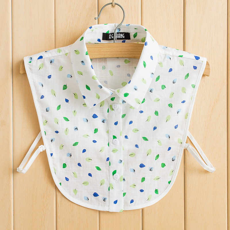 新款女士假领子雪纺假领波点假领子百搭雪纺假领子女假衣领定制