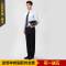 qma新款保安服短袖衬衣保安衣服夏季套装半袖物业夏装工作制服长袖衬衫男定制 白色长袖衬衣+裤子 165