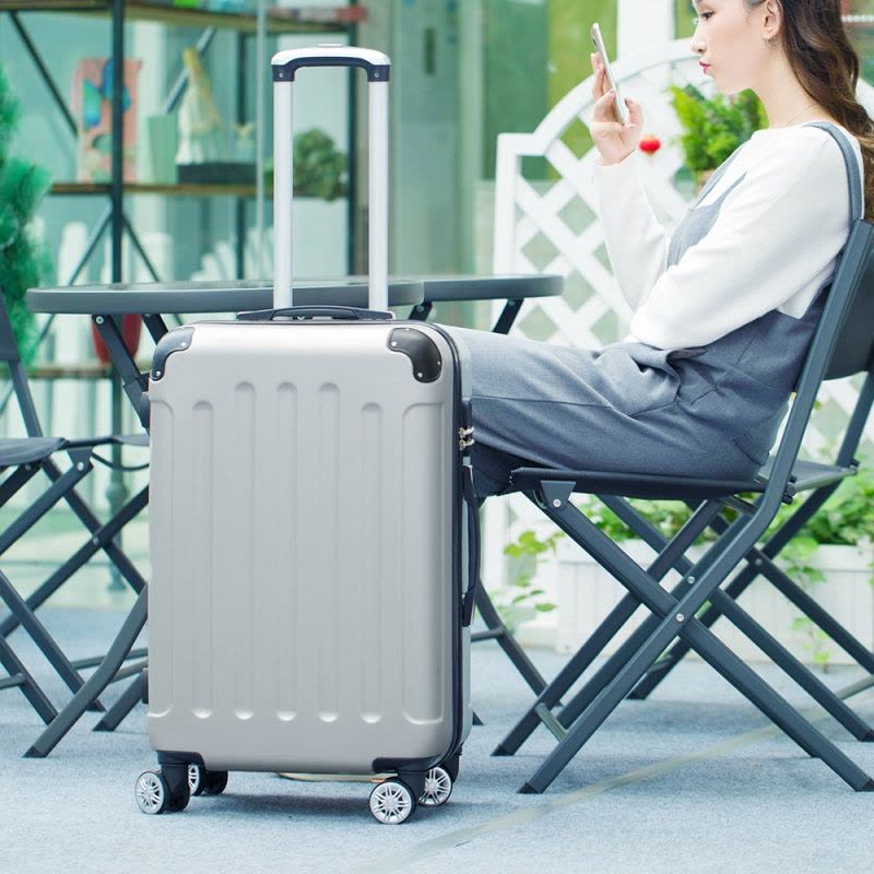 qma新款学生行李箱女拉杆箱男24寸韩版旅行箱26寸登机密码箱20寸皮箱子定制图片