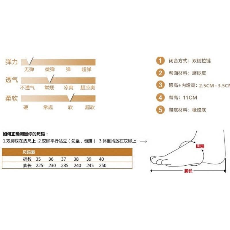 qma新款韩版2017秋冬新款加绒内增高女鞋双拉链高帮休闲鞋厚底保暖毛毛鞋定制图片