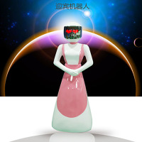 纳丽雅智能服务送餐机器人火锅餐厅机器人语音对话美女迎宾机器人