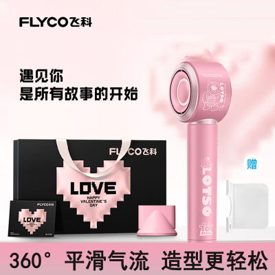 飞科(FLYCO)飞科粉色吹风机家用风力电吹风