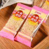 奇旺芝麻牛皮糖 500g/袋 童年零食牛筋软糖橡皮糖果汁软糖散装果糖休闲小零食儿童糖果