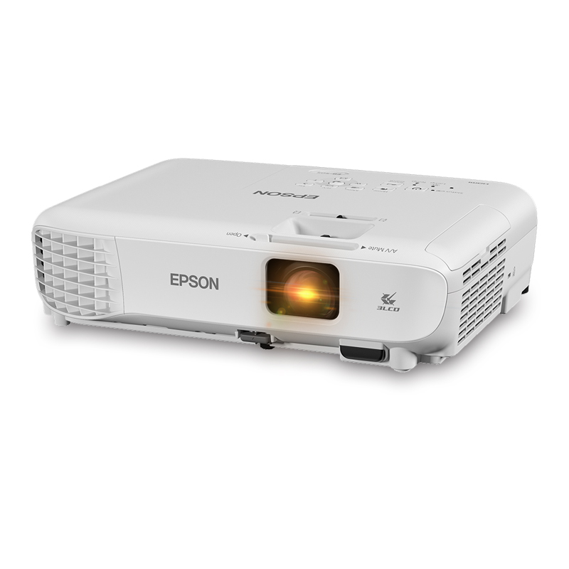 爱普生（EPSON)CB-X05投影仪 高清家用商务办公会议便携投影机3300流明X31升级版官方标配