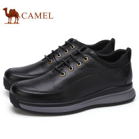 Camel/骆驼男鞋 秋季新品日常休闲鞋运动皮鞋系带休闲皮鞋